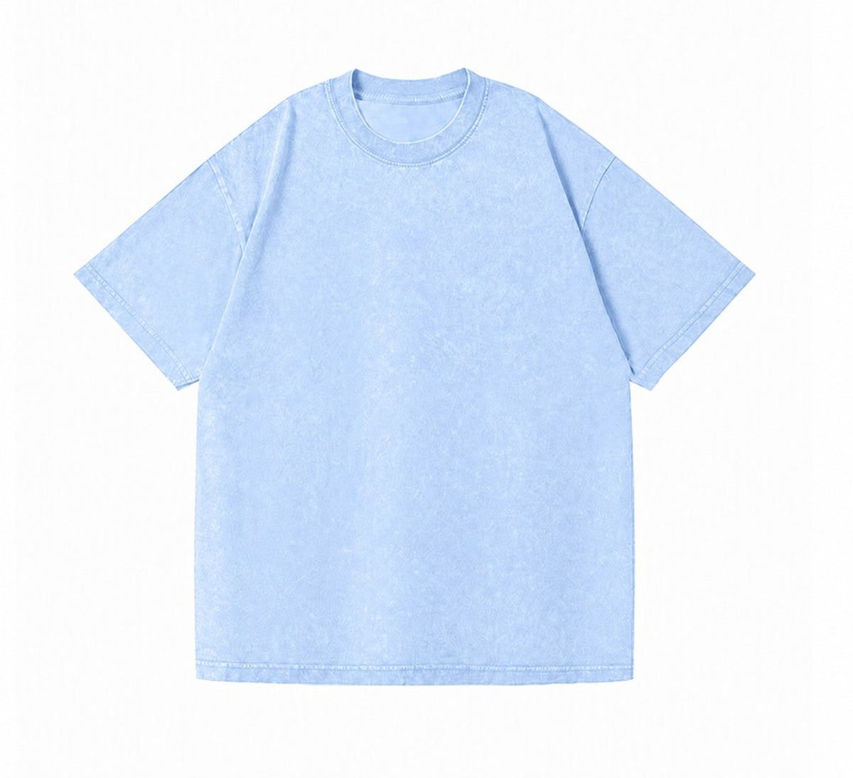 Vintage Acid Wash T-Shirt — Light Blue
