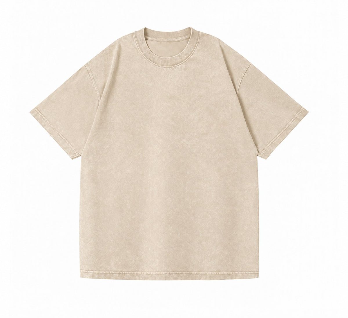 Vintage Acid Wash T-Shirt — Apricot