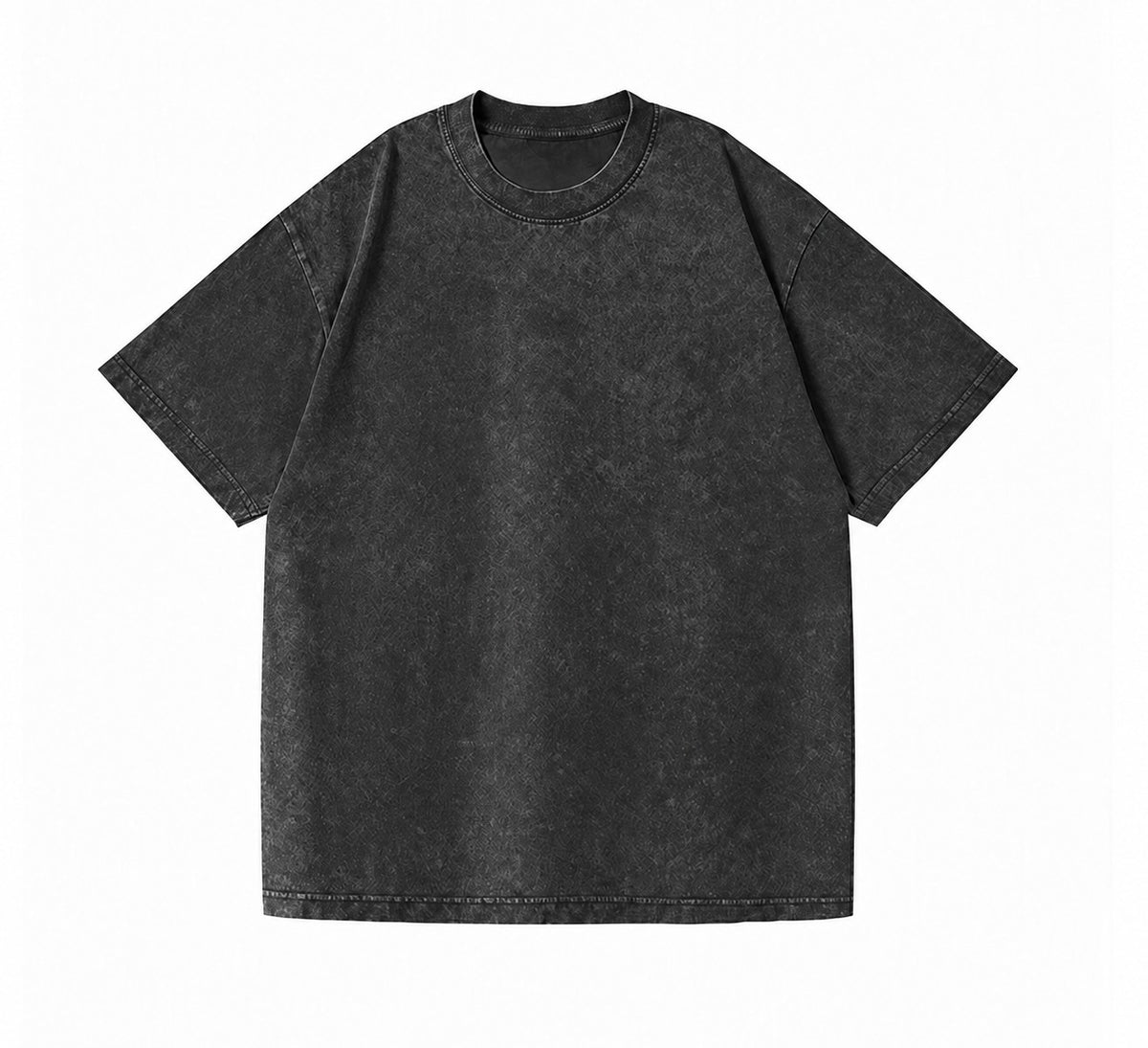 Vintage Acid Wash T-Shirt — Washed Black