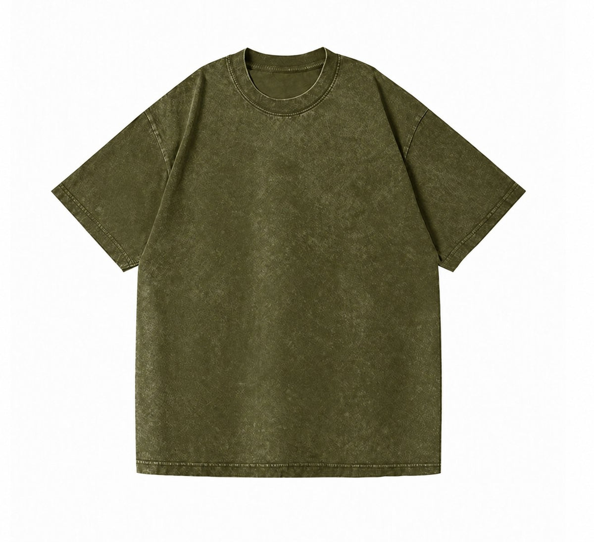 Vintage Acid Wash T-Shirt — Army Green