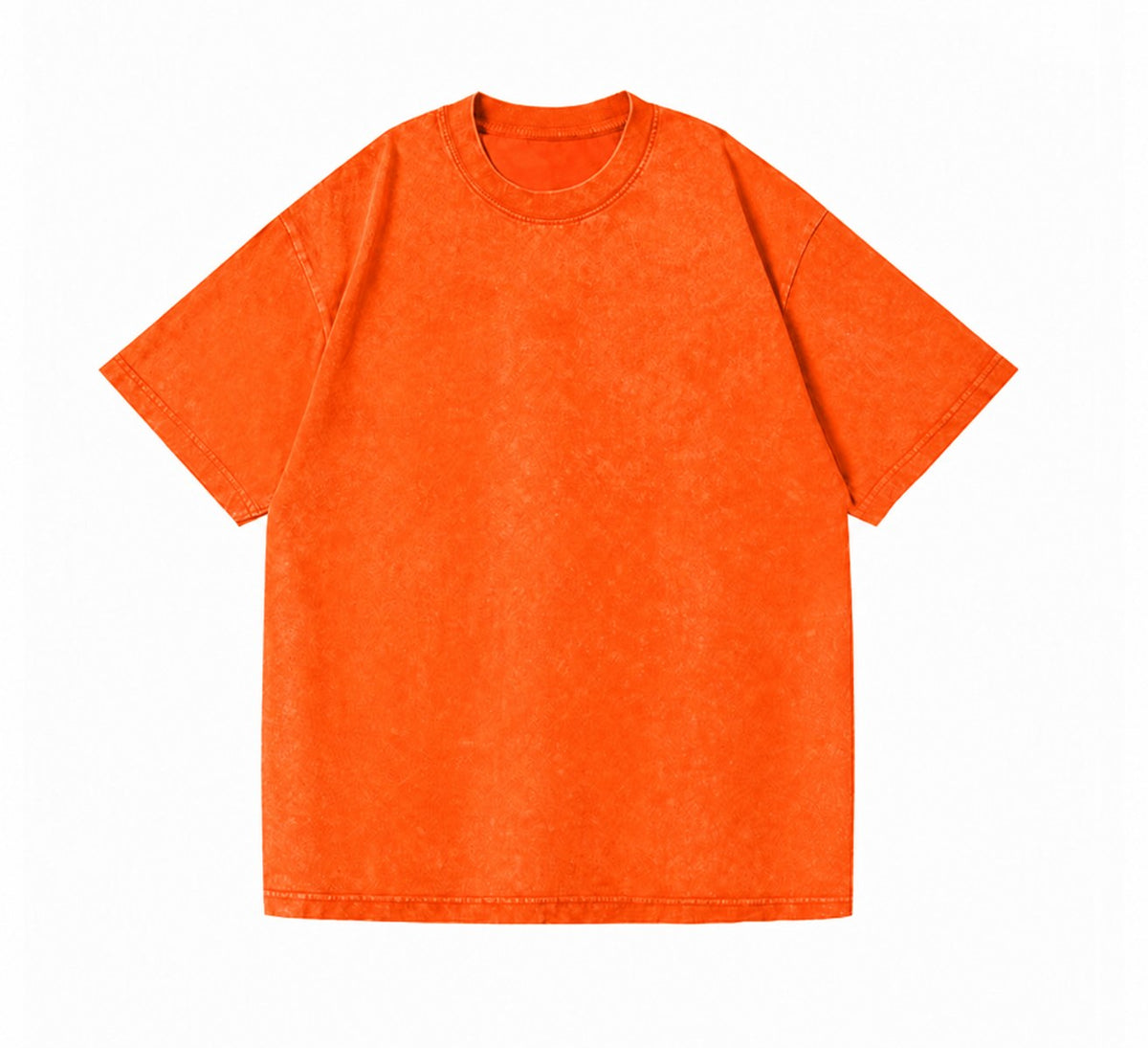 Vintage Acid Wash T-Shirt — Orange