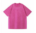 Vintage Acid Wash T-Shirt — Rose Red