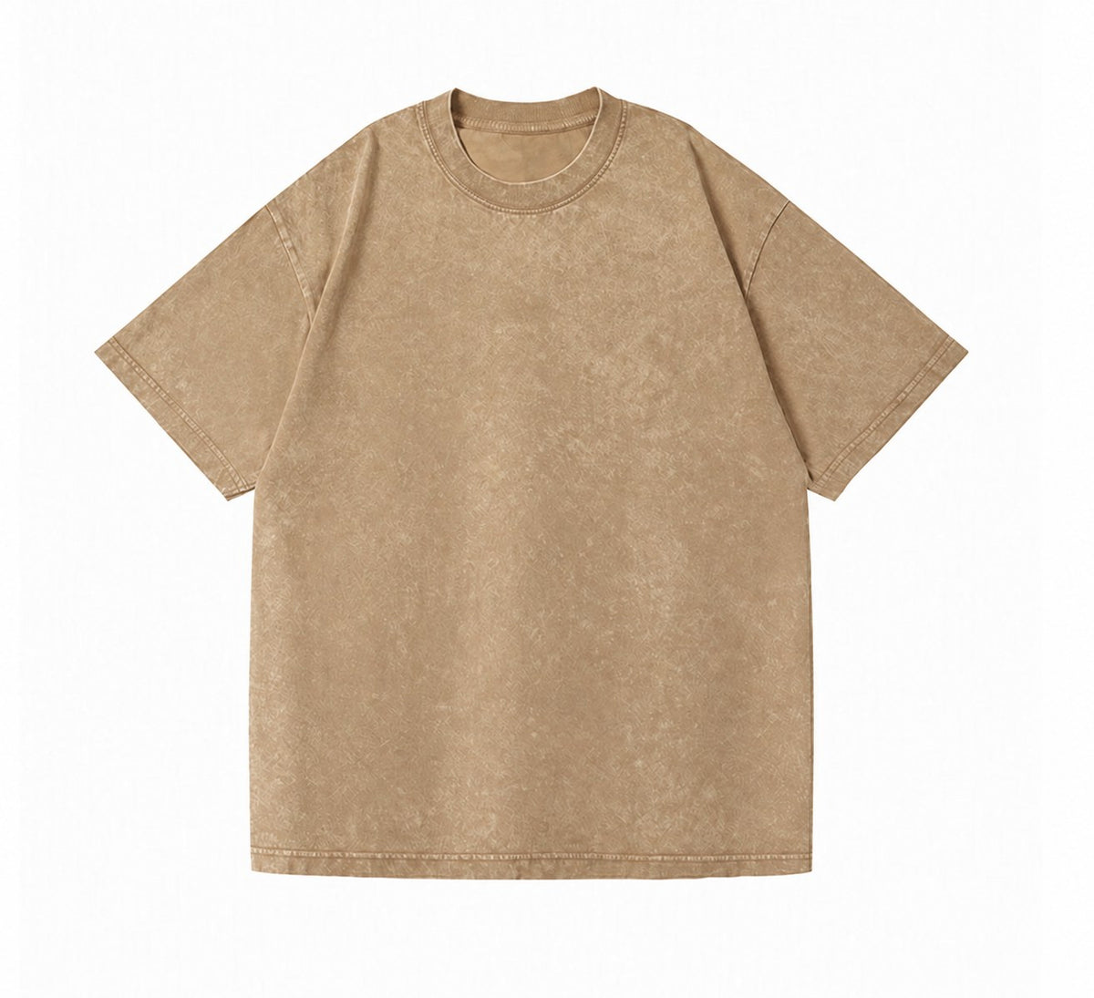 Vintage Acid Wash T-Shirt — Coffee