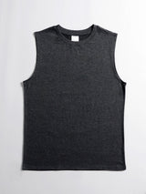 Men's Sleeveless Muscle Tee — Black