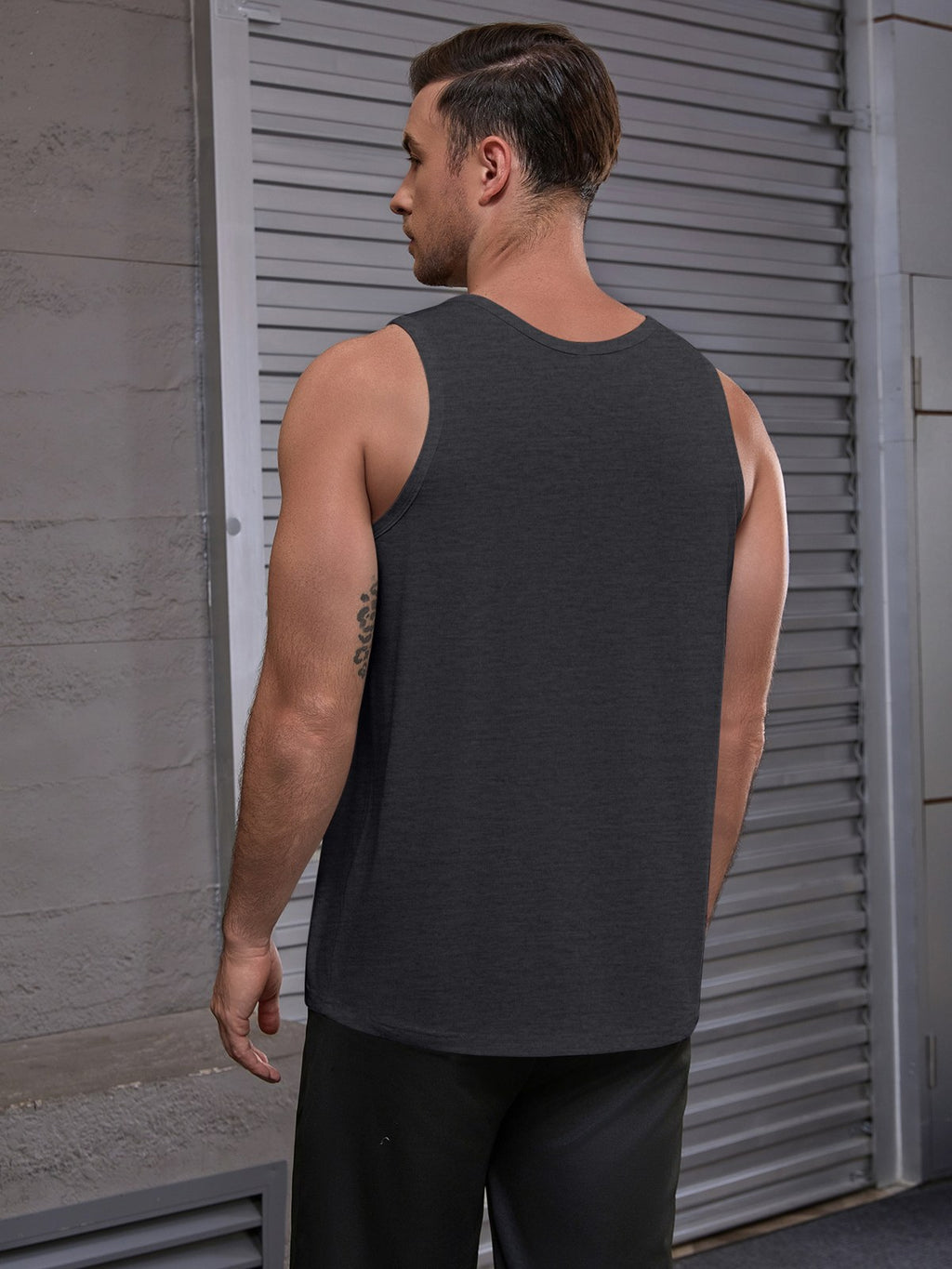 Men's Tank Top — Black