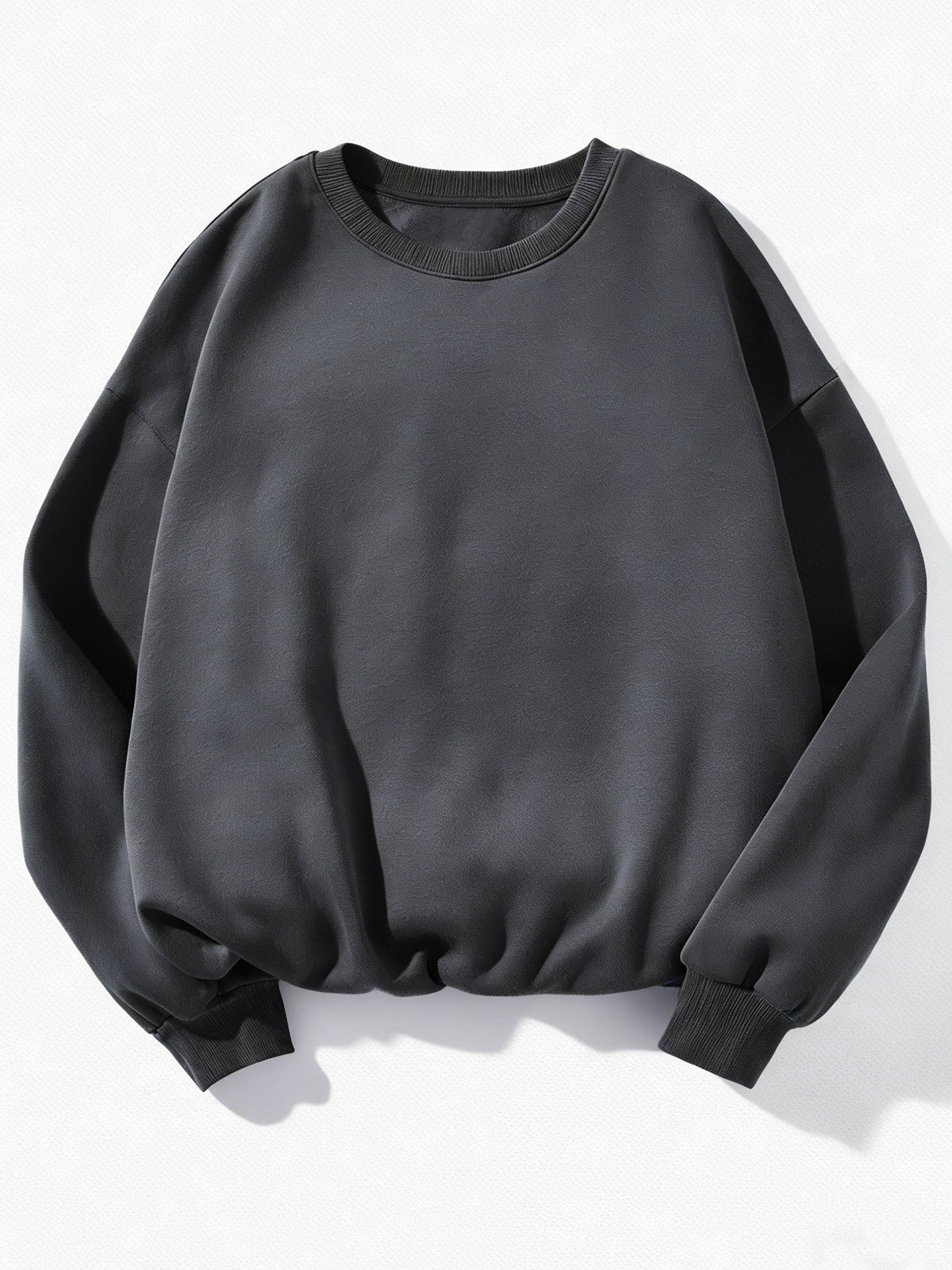 Unisex Relaxed Crewneck Sweatshirt — Dark Gray