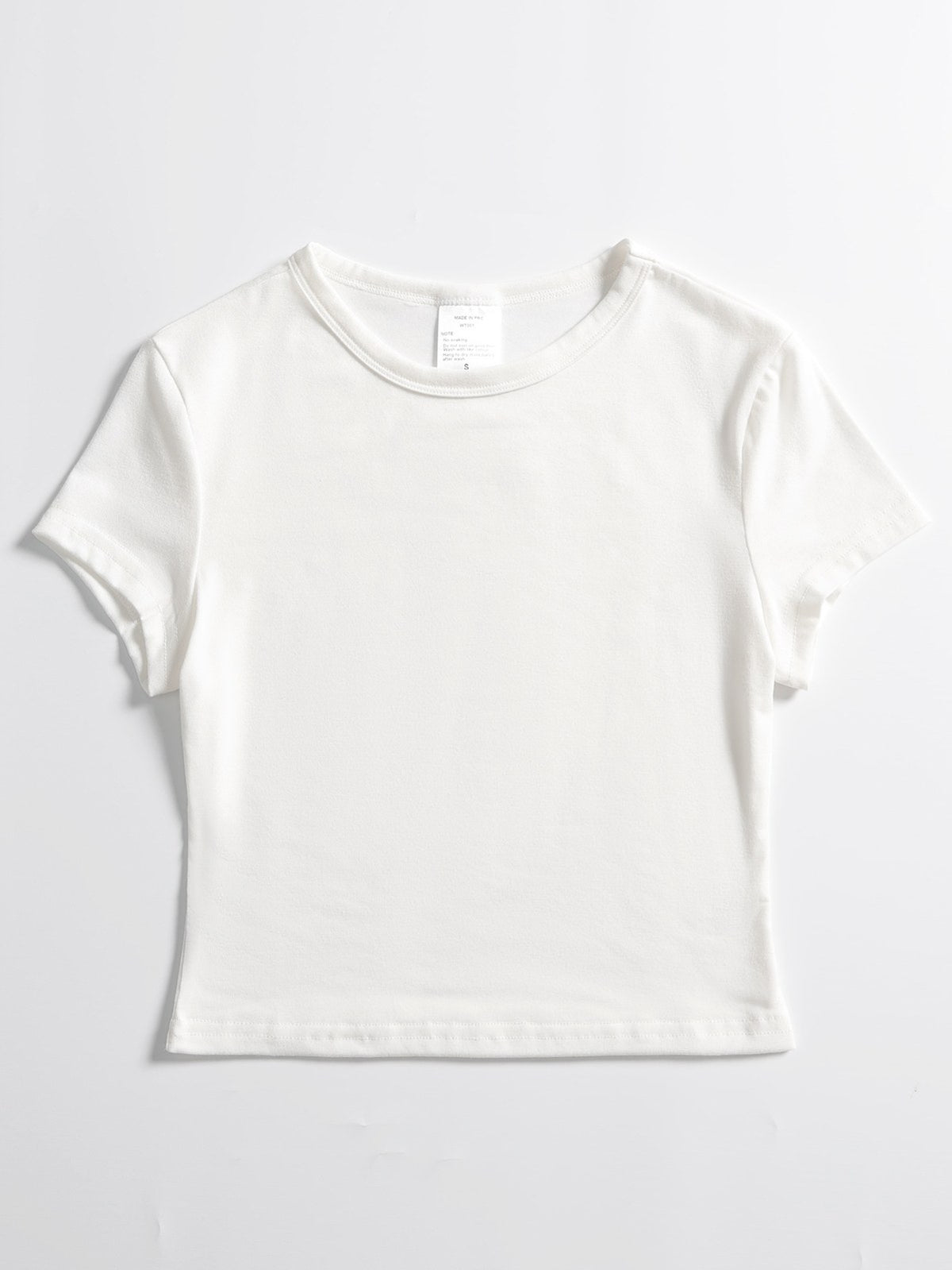 Women's Baby Tee — White