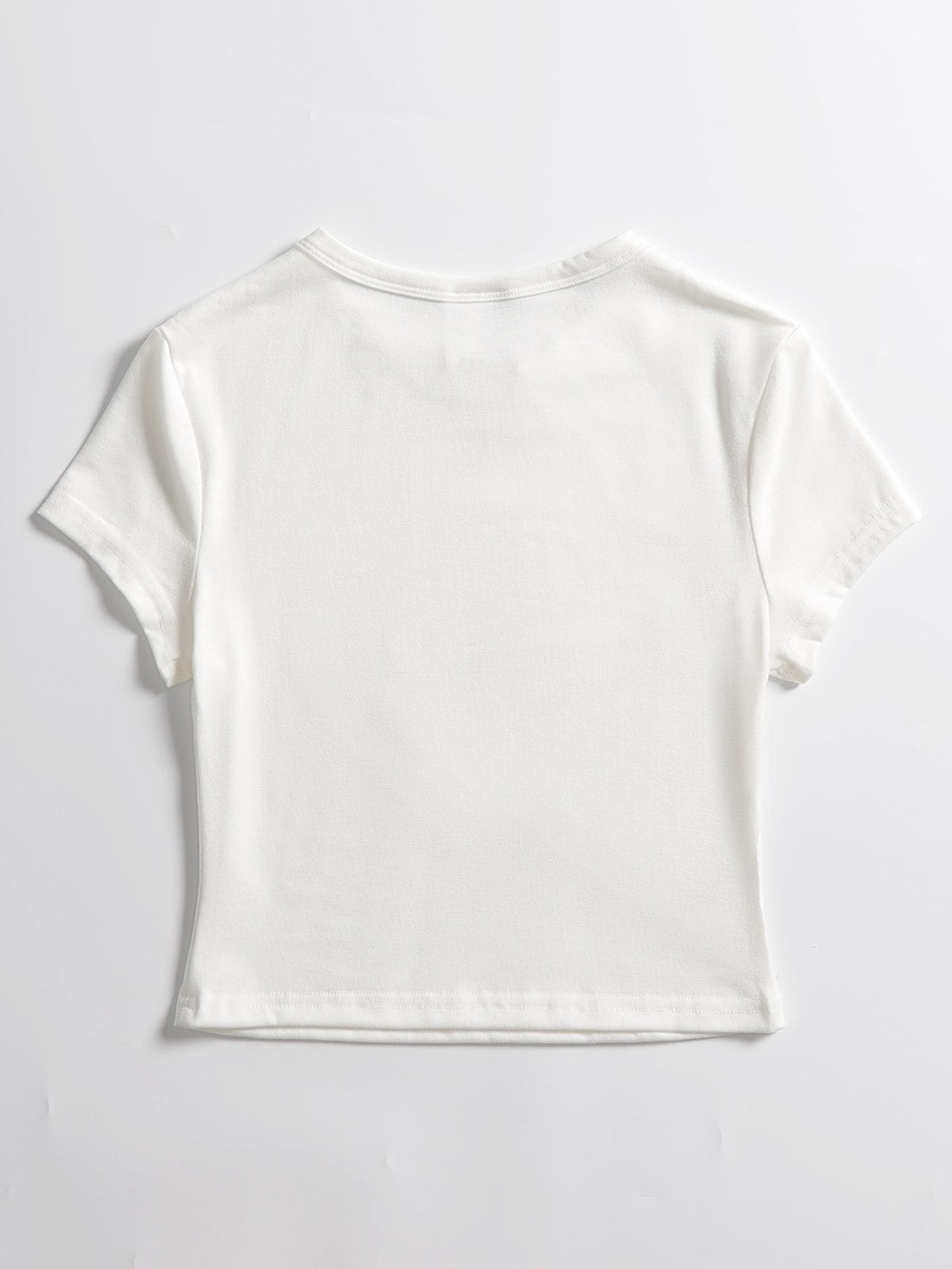 Women's Baby Tee — White