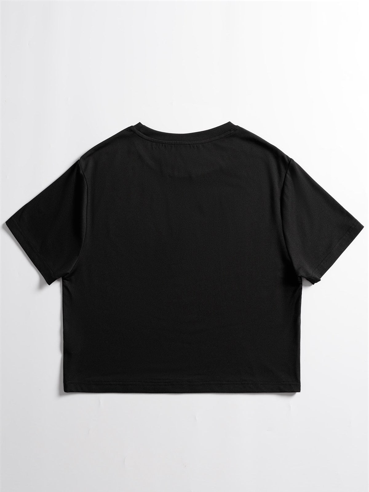 Women's Boxy Crop Tee — Black