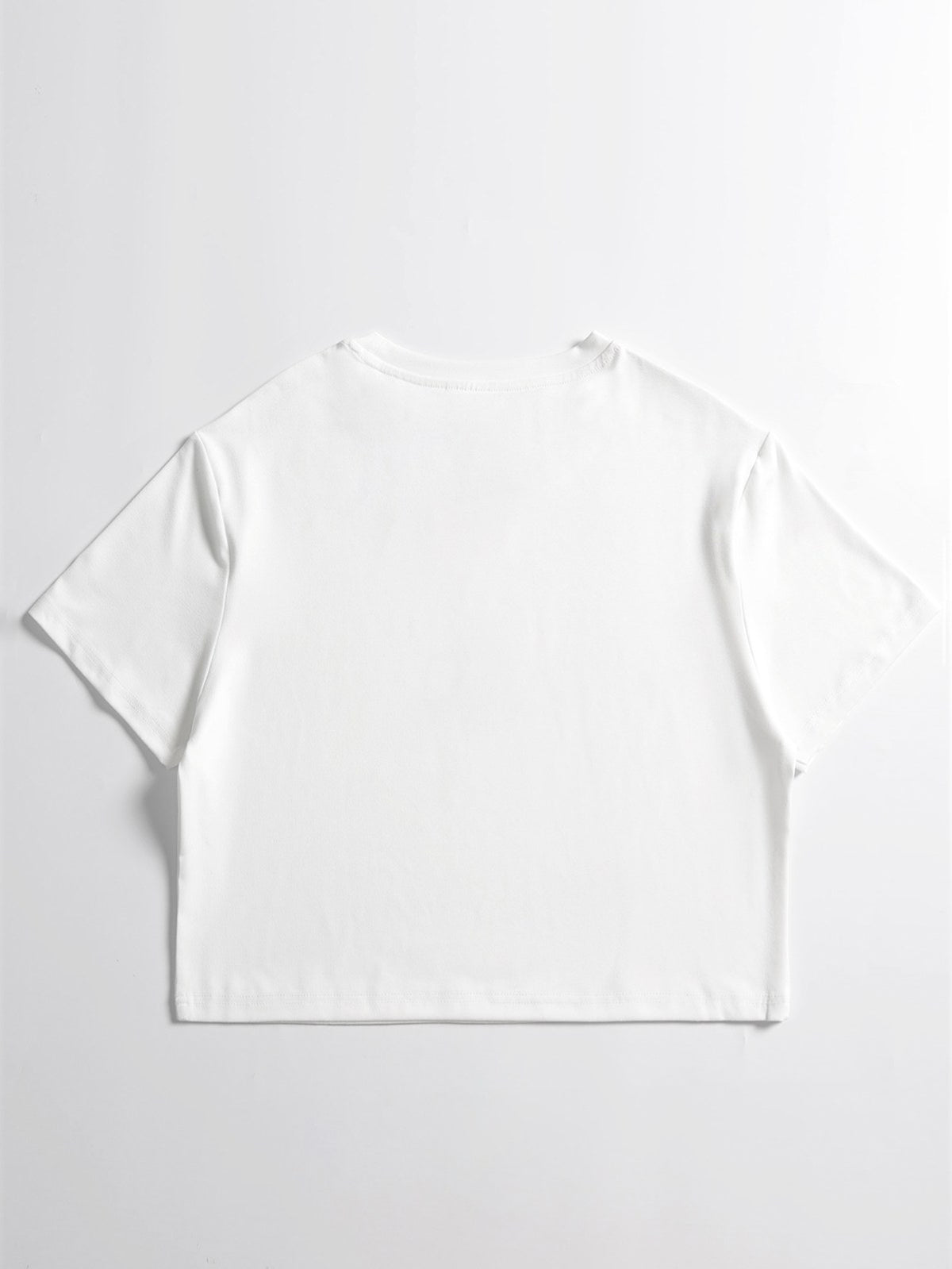 Women's Boxy Crop Tee — White
