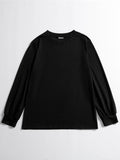 Women's Long Sleeve Tee — Black
