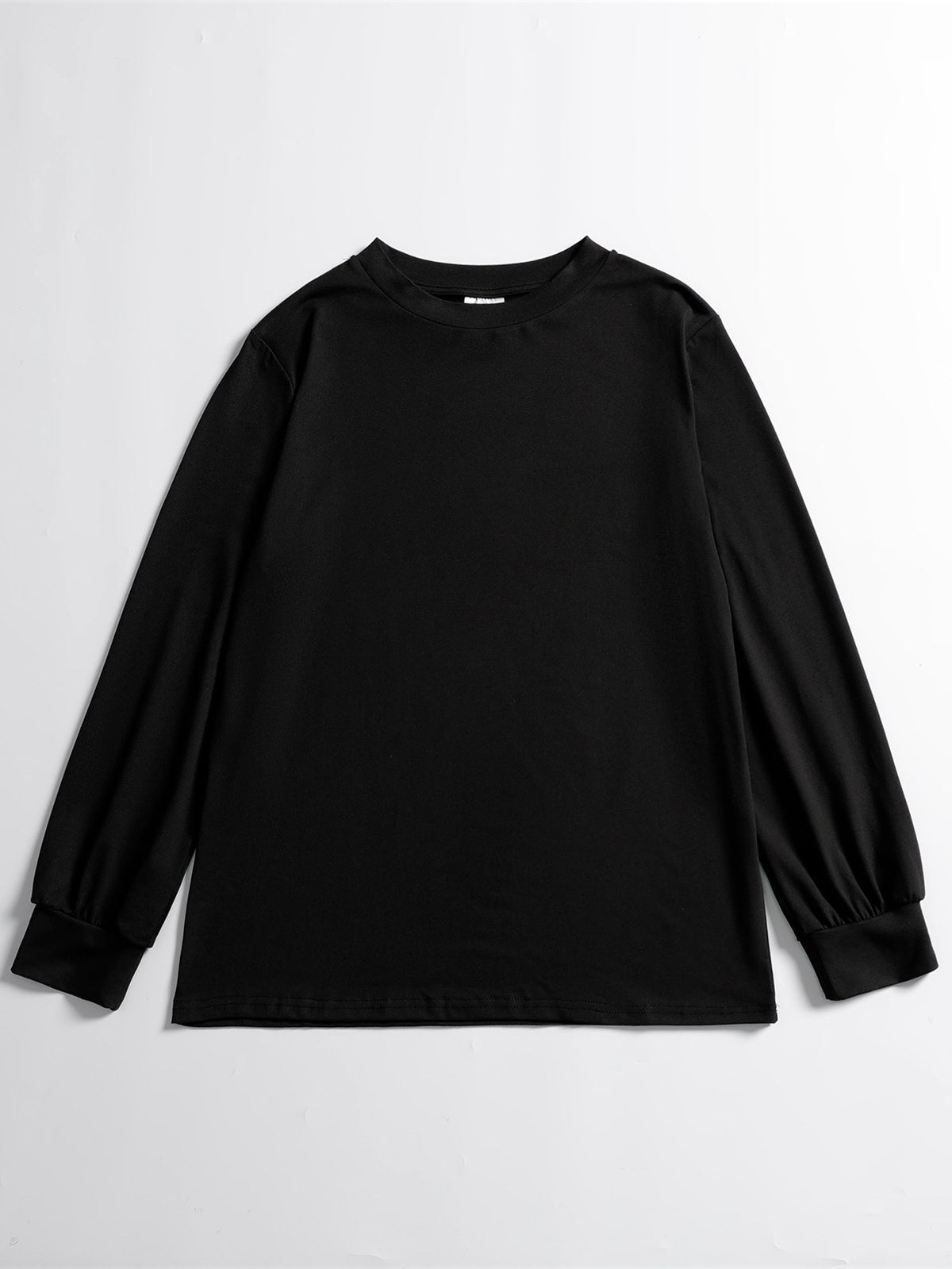 Women's Long Sleeve Tee — Black