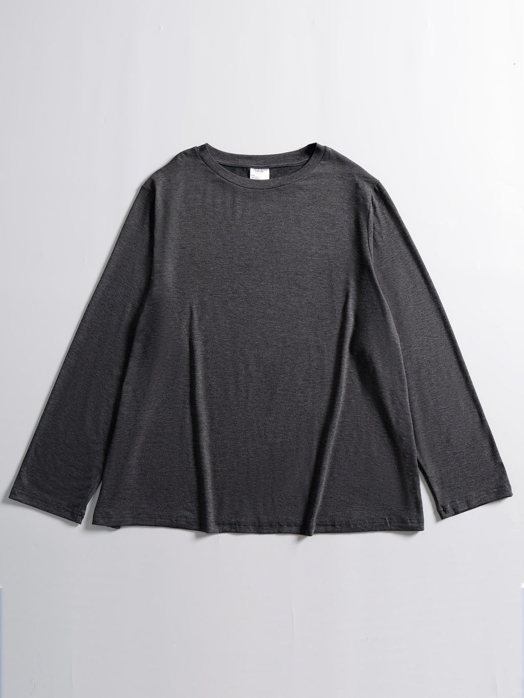 Women's Plus Long Sleeve Tee — Black