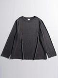 Women's Plus Long Sleeve Tee — Black