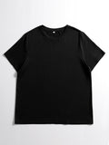 Women's Plus Relaxed Tee — Black