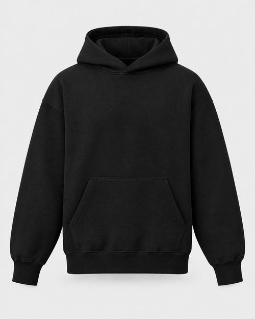 Montage Heavyweight Hoodie — Black