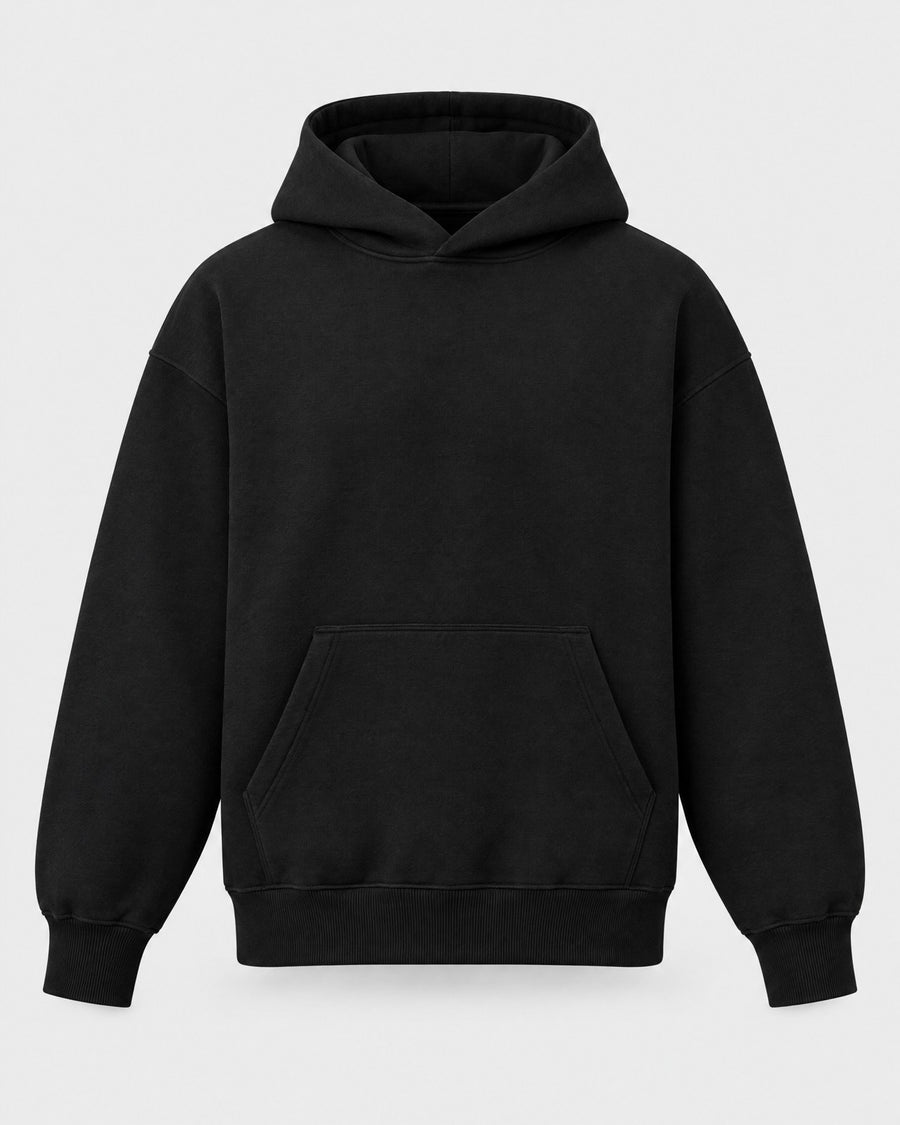 Montage Heavyweight Hoodie — Black