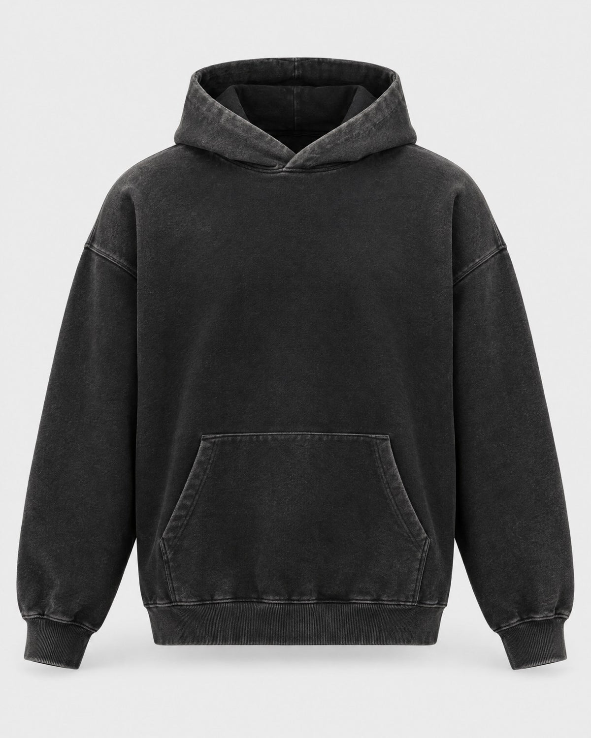 Montage Heavyweight Hoodie — Spray Black